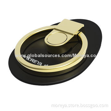 Mobile Phone Holder for All Mobile Phones with Large Single Ring, Made of Zink Alloy MaterialNew